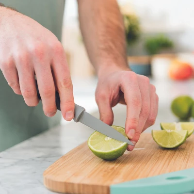 BergHOFF Balance Non-stick Stainless Steel Paring Knife 3.5", Recycled Material 3 BergHOFF Balance Non-stick Stainless Steel Paring Knife 3.5", Recycled Material