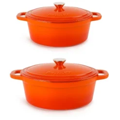 BergHOFF Neo 4Pc Cast Iron Cookware Set, 5qt. & 8qt. Dutch Ovens, Matching Lids -BergHOFF Store GUEST 061d9238 c6ca 4a16 bef2 f9f5f0a6aba9