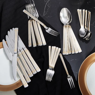 BergHOFF Ralph Kramer Heritage 30Pc 18/10 Stainless Steel Flatware Set 3 BergHOFF Ralph Kramer Heritage 30Pc 18/10 Stainless Steel Flatware Set