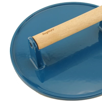 BergHOFF Neo 2Pc Cast Iron Cookware Set, 10" Fry Pan & Steak Press 3 BergHOFF Neo 2Pc Cast Iron Cookware Set, 10" Fry Pan & Steak Press