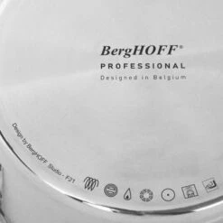 BergHOFF Professional Tri-Ply 18/10 Stainless Steel 8" Saucepan With Stainless Steel Lid 3.3Qt. -BergHOFF Store GUEST 12a14de1 b663 4a72 93cd c5867d0265fd
