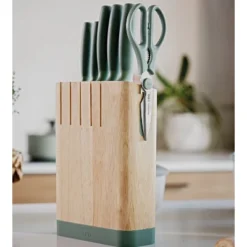 BergHOFF Forest Stainless Steel 6Pc Knife Block Set -BergHOFF Store GUEST 17f771ea 9286 4c8b 8a2d 25b785a211e6