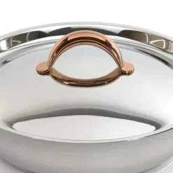 BergHOFF Ouro Gold 18/10 Stainless Steel Stockpot, Glass Lid -BergHOFF Store GUEST 19554ff1 fc9c 4e22 aae1 d7041c7daf50