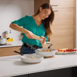 BergHOFF Leo Glints Nonstick Ceramic Frying Pan, Recycled Aluminum, Spirit -BergHOFF Store GUEST 1b0f5d0c e371 4601 beb3 e5561ec42d49