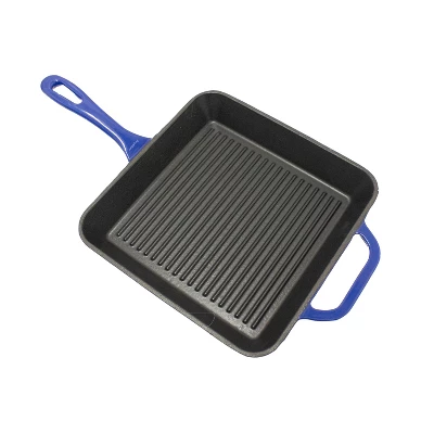BergHOFF 2Pc Enamel Cast Iron Cookware Set, 10" Fry Pan & Grill Pan 4 BergHOFF 2Pc Enamel Cast Iron Cookware Set, 10" Fry Pan & Grill Pan - Image 2