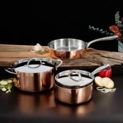 BergHOFF Vintage 5pc Tri-Ply Copper Cookware Set With Lids 20 BergHOFF Vintage 5pc Tri-Ply Copper Cookware Set With Lids -BergHOFF Store GUEST 21552810 d3fa 468f a3ee a0a7a8361d1f