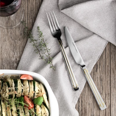 BergHOFF Ralph Kramer Heritage 72Pc 18/10 Stainless Steel Flatware Set 4 BergHOFF Ralph Kramer Heritage 72Pc 18/10 Stainless Steel Flatware Set - Image 2