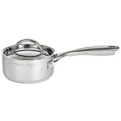 BergHOFF Vintage Tri-Ply Stainless Steel Saucepan With Stainless Steel Lid, Hammered, Silver 19 BergHOFF Vintage Tri-Ply Stainless Steel Saucepan With Stainless Steel Lid, Hammered, Silver -BergHOFF Store GUEST 274eb252 3d03 455b a5fb 68a001dc6edb
