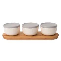 BergHOFF LEO Bamboo Serving Bowls Set With Tray, 9oz Each, White 16 BergHOFF LEO Bamboo Serving Bowls Set With Tray, 9oz Each, White -BergHOFF Store GUEST 28187d4d d364 41fd 9a6a 758201c392d9