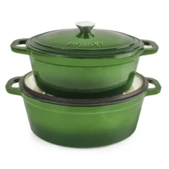 BergHOFF Neo 4Pc Cast Iron Cookware Set, 5qt. & 8qt. Oval Dutch Ovens, Matching Lids -BergHOFF Store GUEST 2995632b 82bb 4b7c 9c0c 1af792a6ffef