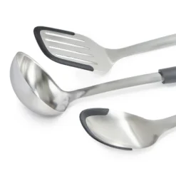 BergHOFF Graphite Stainless Steel 3Pc Utensil Set With Silicone Head, Recycled Material -BergHOFF Store GUEST 2e5039c3 1955 45fc 9f22 bc511706f6c0