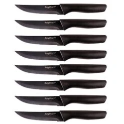 BergHOFF 8Pc Stainless Steel Steak Knife Set With Non-Stick Stainless Steel Blade 8.5" -BergHOFF Store GUEST 2e6c6bda 5e63 48b7 b825 13d518b6bb2a