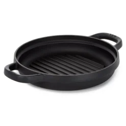 BergHOFF Graphite Enamel Cast Iron Round Grill Pan 10.25" -BergHOFF Store GUEST 35625295 cdfb 47b4 bfe7 babe9ccb7917