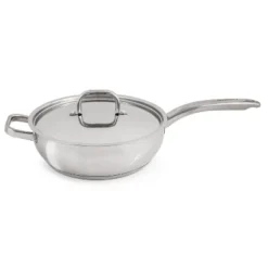 BergHOFF Belly Shape 18/10 Stainless Steel Skillet With Stainless Steel Lid 11 BergHOFF Belly Shape 18/10 Stainless Steel Skillet With Stainless Steel Lid -BergHOFF Store GUEST 35d4e466 3a10 473e a041 fe40aca7e0f9
