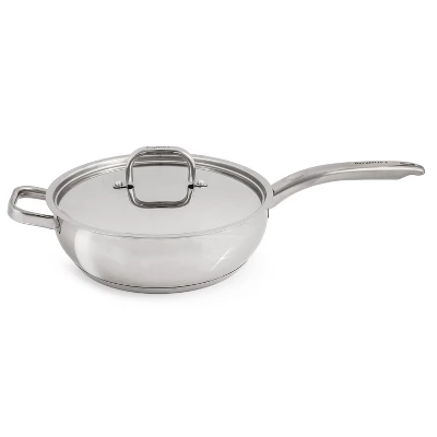 BergHOFF Belly Shape 18/10 Stainless Steel Skillet With Stainless Steel Lid 7 BergHOFF Belly Shape 18/10 Stainless Steel Skillet With Stainless Steel Lid - Image 5