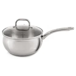 BergHOFF Belly Shape 18/10 Stainless Steel Sauce Pan With Glass Lid 12 BergHOFF Belly Shape 18/10 Stainless Steel Sauce Pan With Glass Lid -BergHOFF Store GUEST 3709dcee bcdb 45df 838e 84ec0710e77e