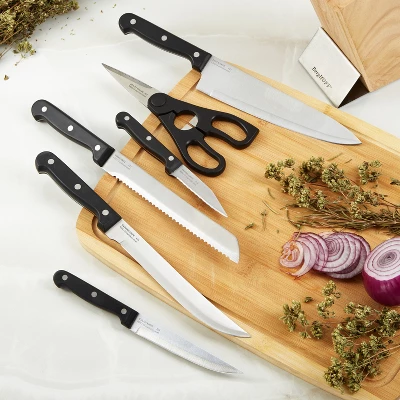 BergHOFF Pica Stainless Steel 7Pc Knife Block Set 5 BergHOFF Pica Stainless Steel 7Pc Knife Block Set - Image 3