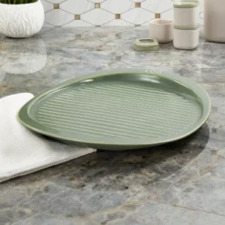 BergHOFF Balance Stone Ribbed Pizza Tray 15.75", Sage 11 BergHOFF Balance Stone Ribbed Pizza Tray 15.75", Sage -BergHOFF Store GUEST 3bb054c5 ecce 495d b7d5 e8a8c62e3170