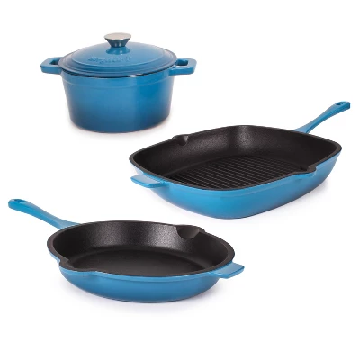 BergHOFF Neo 4Pc Cast Iron Cookware Set, Square Grill Pan 11", Fry Pan 10" & 3qt. Covered Dutch Oven 12 BergHOFF Neo 4Pc Cast Iron Cookware Set, Square Grill Pan 11", Fry Pan 10" & 3qt. Covered Dutch Oven - Image 10