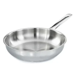 BergHOFF Helix Recycled 18/10 Stainless Steel Frying Pan 9.5" -BergHOFF Store GUEST 45828000 2192 469b 9ef4 ded922af74a6