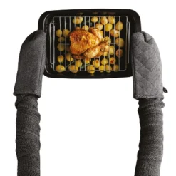 BergHOFF Graphite Non-stick Recycled Cast Aluminum Roaster With Removable Rack 16.5" X 11" X 2.75" -BergHOFF Store GUEST 48d8bbee 097d 4bf0 8051 e76cbfa3a07e