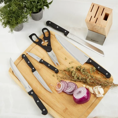 BergHOFF Pica Stainless Steel 7Pc Knife Block Set 3 BergHOFF Pica Stainless Steel 7Pc Knife Block Set