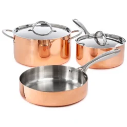 BergHOFF Vintage 5pc Tri-Ply Copper Cookware Set With Lids 23 BergHOFF Vintage 5pc Tri-Ply Copper Cookware Set With Lids -BergHOFF Store GUEST 51354827 7e5b 4870 ba83 1fa46adba705