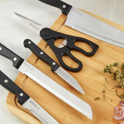 BergHOFF Pica Stainless Steel 7Pc Knife Block Set 6 BergHOFF Pica Stainless Steel 7Pc Knife Block Set - Image 4