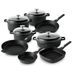 BergHOFF GEM Nonstick Cookware Set, Black 22 BergHOFF GEM Nonstick Cookware Set, Black -BergHOFF Store GUEST 5face296 cb7c 4d65 b99f 97abc2e5c469