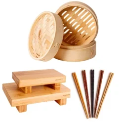 BergHOFF 13Pc Bamboo Set, Sushi Serving Trays, Steamers, Chopsticks 20 BergHOFF 13Pc Bamboo Set, Sushi Serving Trays, Steamers, Chopsticks -BergHOFF Store GUEST 609da83f 2895 45e6 be30 5348f4bab1e6