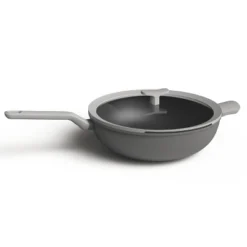 BergHOFF Leo Non-stick Cast Aluminum Wok, Stay-cool Handle, Glass Lid -BergHOFF Store GUEST 6a8b60f0 84a1 4d45 bbe1 2779f628cd66