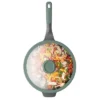 BergHOFF FOREST Nonstick Wok Pan, Strainer Glass Lid With Spoon Rest -BergHOFF Store GUEST 6bcfe85d bbbc 45b4 920f 888ba9a6ff52