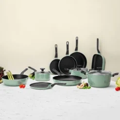 BergHOFF Sage And Slate Non-stick Aluminum Wok Pan -BergHOFF Store GUEST 6f31ef8f 07c1 4ad3 9217 e1da05fcfa41 2