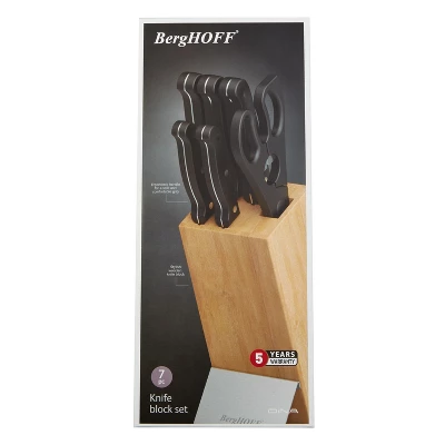 BergHOFF Pica Stainless Steel 7Pc Knife Block Set 9 BergHOFF Pica Stainless Steel 7Pc Knife Block Set - Image 7