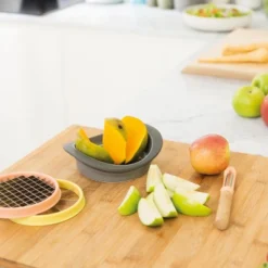 BergHOFF Leo 4 Pc All-in-One Slicer Set 7", Stainless Steel