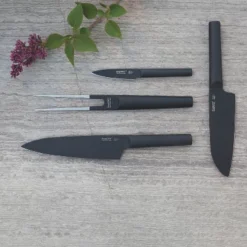 BergHOFF Ron 3.35" Stainless Steel Paring Knife, Black -BergHOFF Store GUEST 72641136 06c0 4191 a0a8 7bbbb2e0081a 1