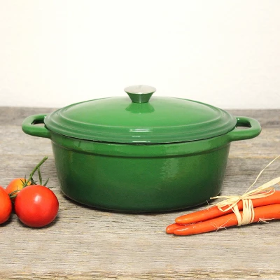 BergHOFF Neo 5Qt. Cast Iron Oval Covered Dutch Oven 4 BergHOFF Neo 5Qt. Cast Iron Oval Covered Dutch Oven - Image 2