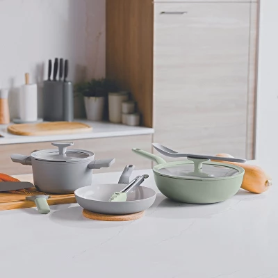 BergHOFF Balance Non-stick Ceramic Frying Pan, Recycled Aluminum 6 BergHOFF Balance Non-stick Ceramic Frying Pan, Recycled Aluminum - Image 4