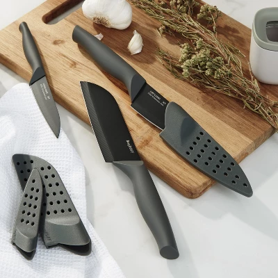 BergHOFF Vector 3Pc Nonstick Ceramic Knife Set 3 BergHOFF Vector 3Pc Nonstick Ceramic Knife Set