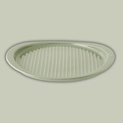 BergHOFF Balance Stone Ribbed Pizza Tray 15.75", Sage 7 BergHOFF Balance Stone Ribbed Pizza Tray 15.75", Sage - Image 5