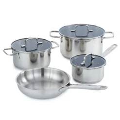 BergHOFF Helix 7Pc Recycled 18/10 Stainless Steel Cookware Set With Glass Lids -BergHOFF Store GUEST 8206c9fb 7fce 41be 96cd c948b4b95380