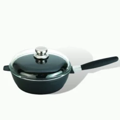 BergHOFF Scala Non-stick Cast Aluminum Saute Pan, Detachable Handle, Glass Lid -BergHOFF Store GUEST 8abf05c2 b842 4bcb b4d2 c4a201ff40a4