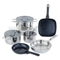 BergHOFF Helix 9Pc Cookware Set With Glass Lids, Nonstick Pans, Recycled Material 15 BergHOFF Helix 9Pc Cookware Set With Glass Lids, Nonstick Pans, Recycled Material -BergHOFF Store GUEST 8af7e67f fa74 49f1 94dc 2e4f008d3e66
