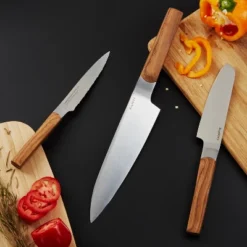 BergHOFF Ion 3Pc Stainless Steel Knife Set