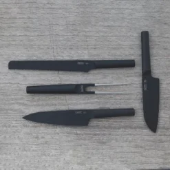 BergHOFF RON Non-stick Bread Knife, Titanium PVD Coating, Black -BergHOFF Store GUEST 90199033 19e9 4c16 8980 7d3da516db3e