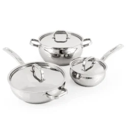 BergHOFF 12Pc 18/10 Stainless Steel Cookware Set With Stainless Steel Lid, Belly Shape -BergHOFF Store GUEST 91a18aee 8e69 4e85 be6c c3deeba5f7a7