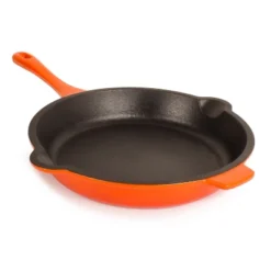 BergHOFF Neo 10" Cast Iron Fry Pan, Orange -BergHOFF Store GUEST 9328c106 788e 48f0 8159 f3a0d73a1441