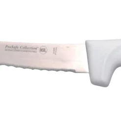 BergHOFF Ergonomic Stainless Steel Bread Knife, Curved Serrated, 9"