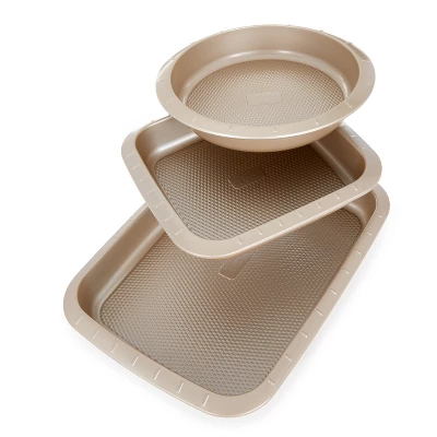 BergHOFF Balance 3Pc Non-stick Carbon Steel Cake Pan Set 4 BergHOFF Balance 3Pc Non-stick Carbon Steel Cake Pan Set - Image 2