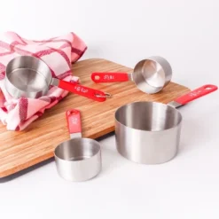 BergHOFF 4Pc Stainless Steel Measuring Cups, PP Cover Handles, Silver, Red 10 BergHOFF 4Pc Stainless Steel Measuring Cups, PP Cover Handles, Silver, Red -BergHOFF Store GUEST 965e2b45 2756 47be a793 a53d96f365d7